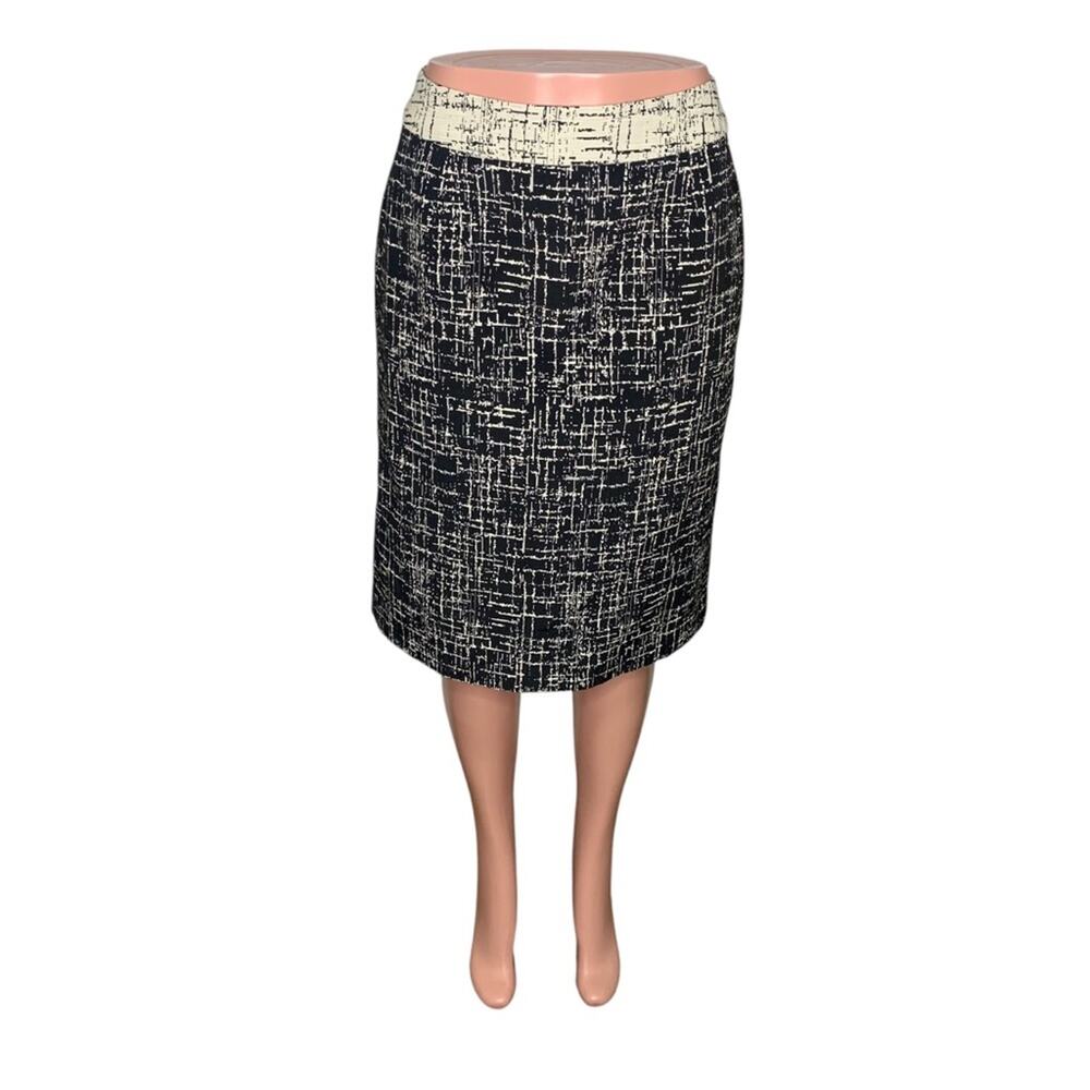 KASPER Sportswear Skirt Full Lining Size 12 Hidden Zipper on Back